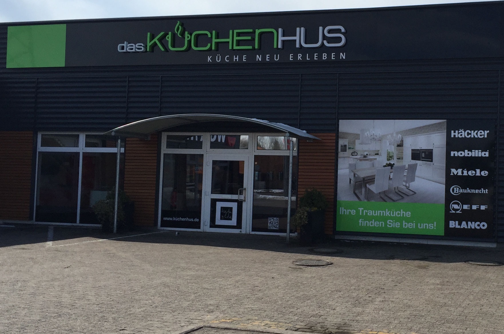 Eingang Küchenstudio Küchenhus Flensburg